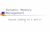 Dynamic Memory Management