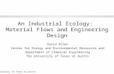 An Industrial Ecology:  Material Flows and Engineering Design
