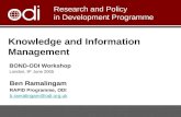 Knowledge and Information  Management