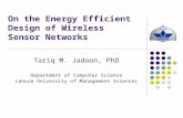 On the Energy Efficient Design of Wireless Sensor Networks
