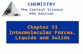 Chapter 11 Intermolecular Forces, Liquids and Solids