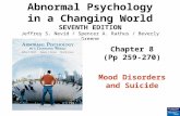 Chapter 8 (Pp 259-270) Mood Disorders and Suicide