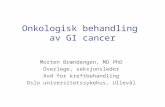 Onkologisk behandling  av GI cancer