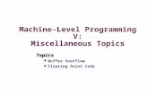 Machine-Level Programming V: Miscellaneous Topics