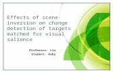 Effects of scene inversion on change detection of targets matched for visual salience