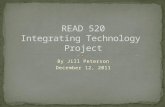 READ 520 Integrating Technology  Project