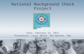National Background Check Project