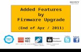 Added Features by Firmware Upgrade