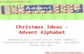 Christmas Ideas - Advent Alphabet