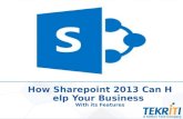 How Sharepoint 2013 Can Help Your Businesses Succeed
