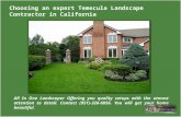 Choosing an expert Temecula Landscape Contractor in CA
