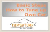 Basic Steps How to Tune up Own Car
