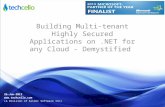 Building Multi-tenant Highly Secured Applications on .NET fo