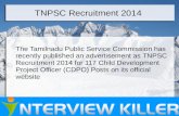 TNPSC Recruitment Notification 2014 - Interviewkiller