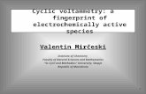 Cyclic voltammetry: a fingerprint of electrochemically active species