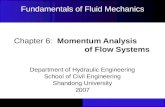 Chapter 6:   Momentum Analysis                                of Flow Systems