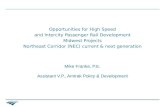 Mike Franke, P.E. Assistant V.P., Amtrak Policy & Development