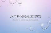 Unit: Physical Science