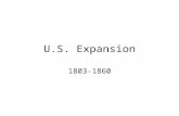 U.S. Expansion