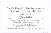 CMAQ Model Performance Evaluation with the updated  CB4-2002