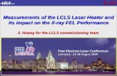 Measurements of the LCLS Laser Heater and its impact on the X-ray FEL Performance