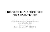DISSECTION AORTIQUE TRAUMATIQUE