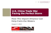 U.S. China Trade War Facing the Perfect Storm
