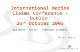 International Marine Claims Conference - Dublin  26 th  October 2005