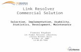 Link Resolver  Commercial Solution