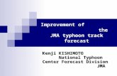 Improvement of                           the JMA typhoon track forecast