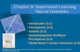 Chapter 9: Supervised Learning                    Neural Networks