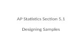 AP Statistics Section  5.1 Designing Samples