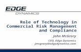 Role of Technology in Commercial Risk Management and Compliance