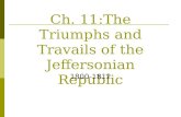 Ch. 11:The Triumphs and Travails of the Jeffersonian Republic