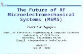 The Future of RF Microelectromechanical Systems (MEMS)