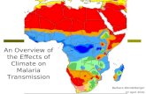 An Overview of the Effects of Climate on Malaria Transmission