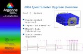 E906 Spectrometer Upgrade Overview
