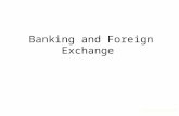 Banking and Foreign Exchange