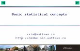 Basic statistical concepts