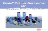 Cornell Dubilier Electronics, Inc.  Capabilities on Display