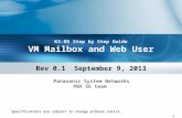 KX-NS Step by Step Guide VM Mailbox and Web User