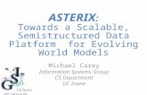 ASTERIX : Towards a Scalable,  Semistructured  Data Platform  for Evolving World Models