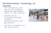 Professional Training at Surrey
