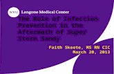 The Role of Infection Prevention in the Aftermath of Super Storm Sandy