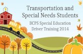 Transportation and Special Needs Students