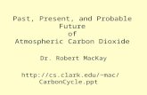 Past, Present, and Probable Future  of  Atmospheric Carbon Dioxide