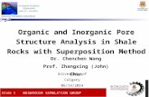 Organic and Inorganic Pore Structure Analysis in Shale Rocks with Superposition Method