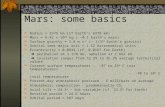 Mars: some basics