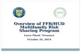 Overview of FFB/HUD Multifamily Risk Sharing Program Larry Flood- Treasury October 20, 2014