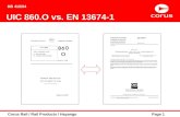 UIC 860.O vs. EN 13674-1